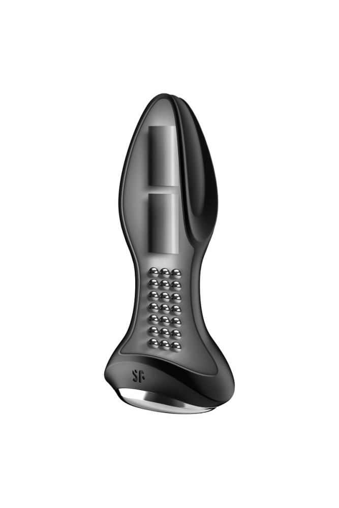 SATISFYER - ROTATOR PLUG 2+ APP VIBRANTE PLUG NERO