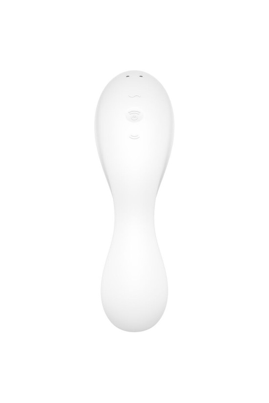 SATISFYER - STIMOLATORE A E VIBRATORE CURVY TRINITY 5 BIANCO