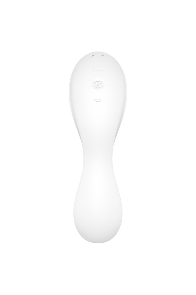 SATISFYER - STIMOLATORE A E VIBRATORE CURVY TRINITY 5 BIANCO