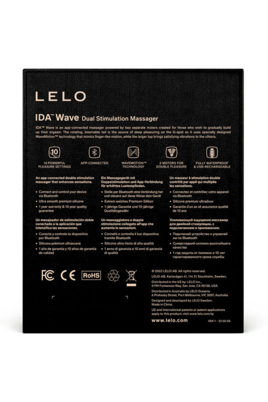 LELO - MASSAGGIATORE DI COPPIA IDA WAVE NERO