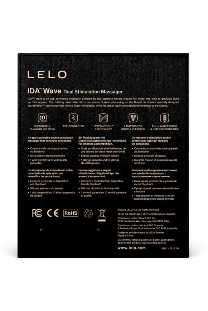 LELO - MASSAGGIATORE DI COPPIA IDA WAVE CORAL