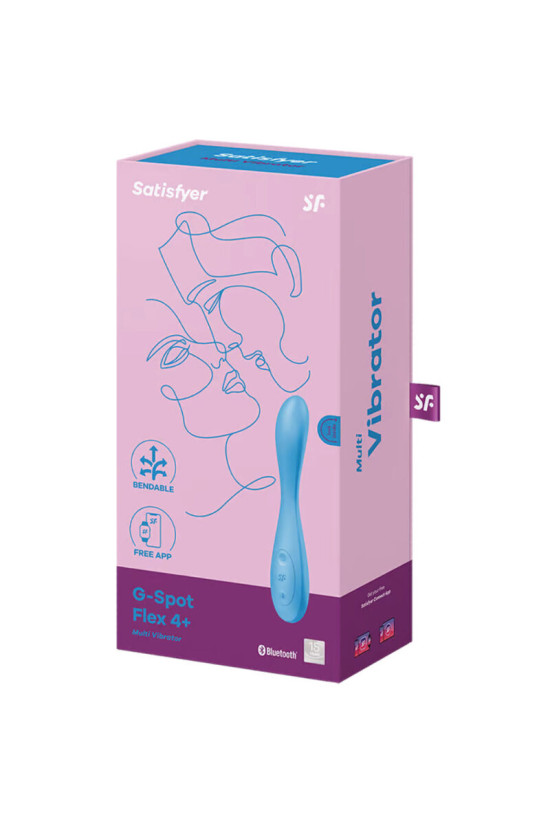 SATISFYER - APP MULTI VIBRATORE G-SPOT FLEX 4+ BLU