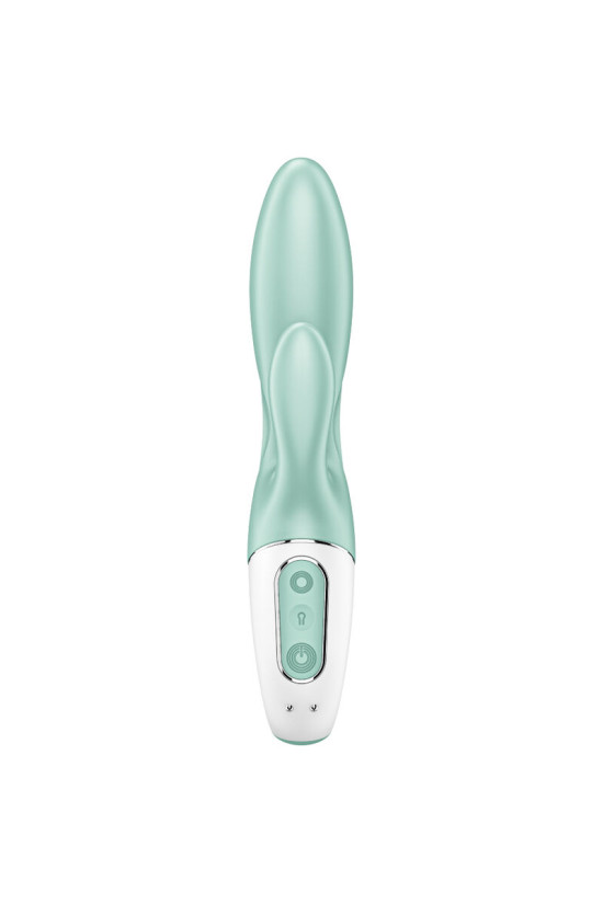 SATISFYER - APP VIBRATORE GONFIABILE CONIGLIO AIR PUMP BUNNY 5+ VERDE