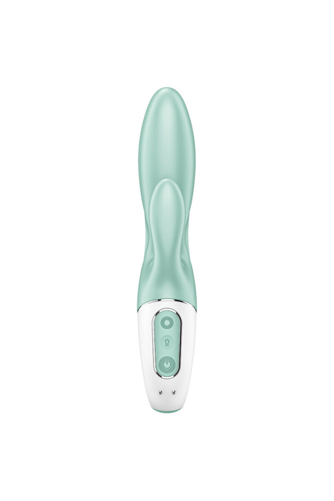 SATISFYER - APP VIBRATORE GONFIABILE CONIGLIO AIR PUMP BUNNY 5+ VERDE