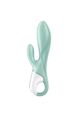 SATISFYER - APP VIBRATORE GONFIABILE CONIGLIO AIR PUMP BUNNY 5+ VERDE