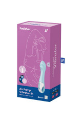 SATISFYER - VIBRATORE AIR PUMP 5+ VIBRATORE GONFIABILE G-SPOT BLU