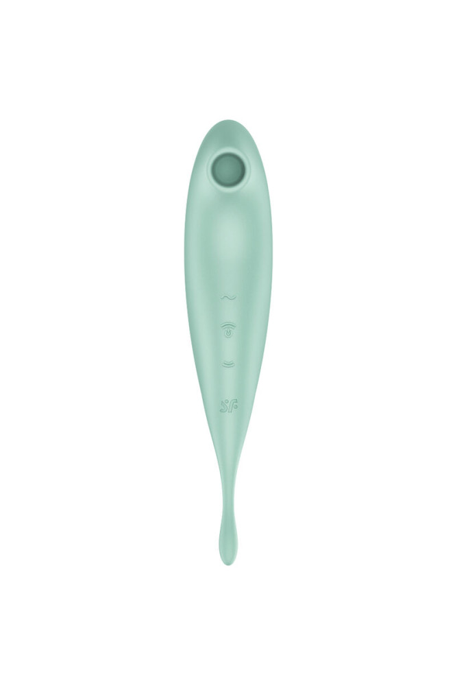SATISFYER - TWIRLING PRO+ STIMOLATORE E APP VIBRATORE VERDE