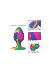 CALEXOTICS - CHEEKY MEDIO TIE-DYE PLUG ANALE