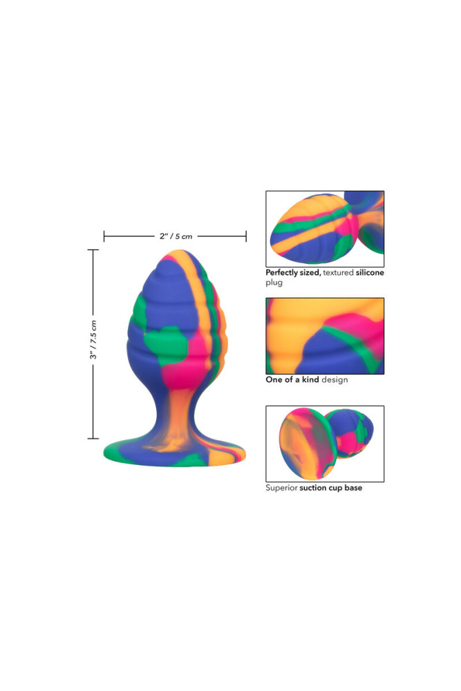 CALEXOTICS - PLUG ANALE MEDIO CHEEKY SWIRL