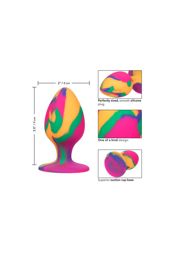 CALEXOTICS - CHEEKY GRANDE SPINA TIE-DYE ANALE