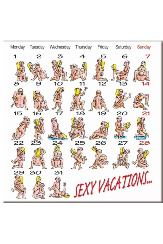 DIABLO PICANTE - MAGNETE CLAENDARIO KAMASUTRA