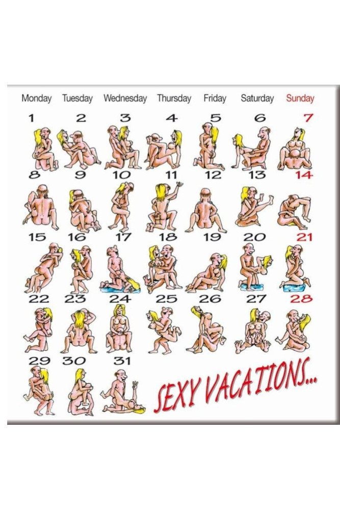 DIABLO PICANTE - MAGNETE CLAENDARIO KAMASUTRA