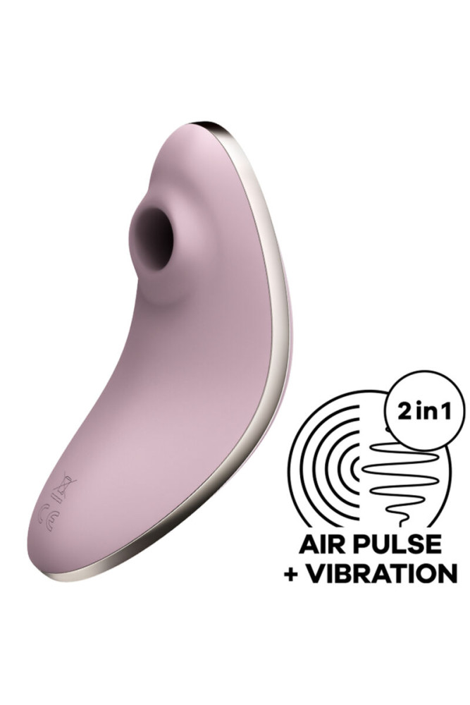 SATISFYER - VULVA LOVER 1 STIMOLATORE E VIBRATORE A IMPULSI D'ARIA VIOLA