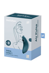 SATISFYER - VULVA LOVER 1 STIMOLATORE E VIBRATORE A IMPULSI D'ARIA BLU