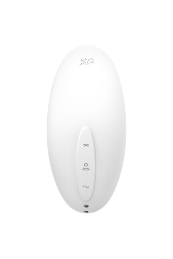 SATISFYER - STIMOLATORE E VIBRATORE A IMPULSI D'ARIA VULVA LOVER 2 BIANCO