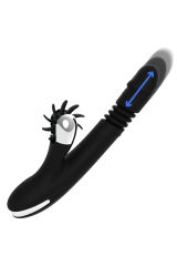 BLACK&SILVER - VIBRA SU E GIÙ CON CANNA DI CONIGLIO