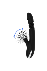 BLACK&SILVER - VIBRA SU E GIÙ CON CANNA DI CONIGLIO