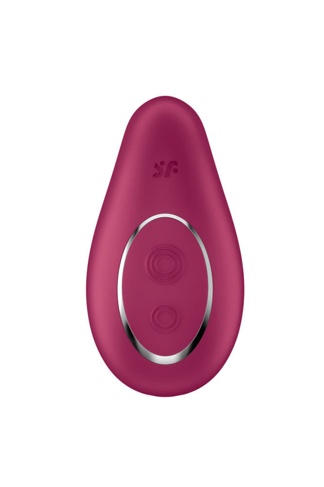 SATISFYER - VIBRATORE DA APPOGGIO DIPPING DELIGHT ROSSO