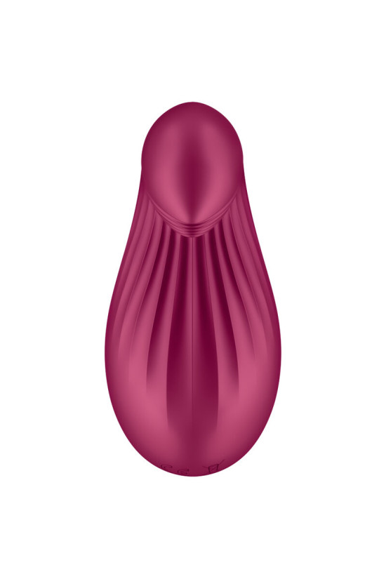 SATISFYER - VIBRATORE DA APPOGGIO DIPPING DELIGHT ROSSO