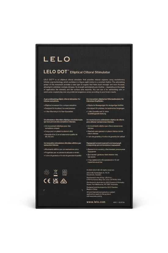 LELO - STIMOLATORE CLITORIDE DOT - LILLA
