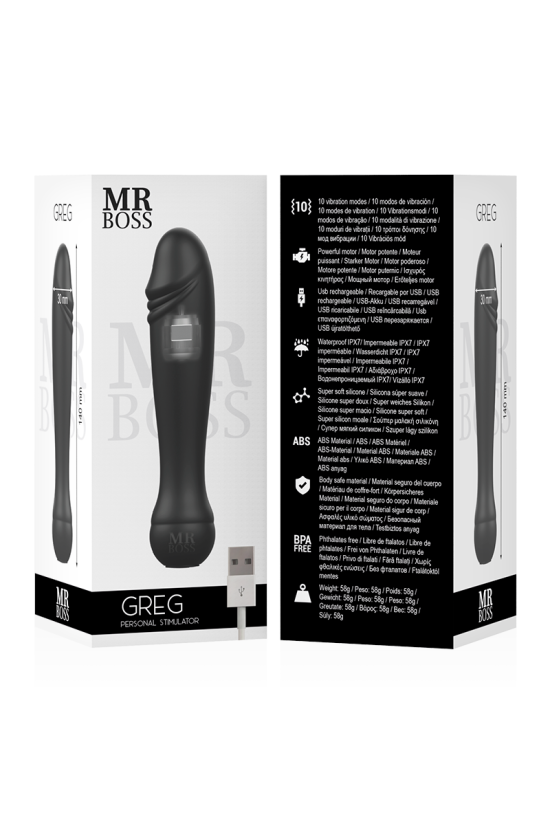 MR BOSS - GREG STIMOLATORE PERSONALE