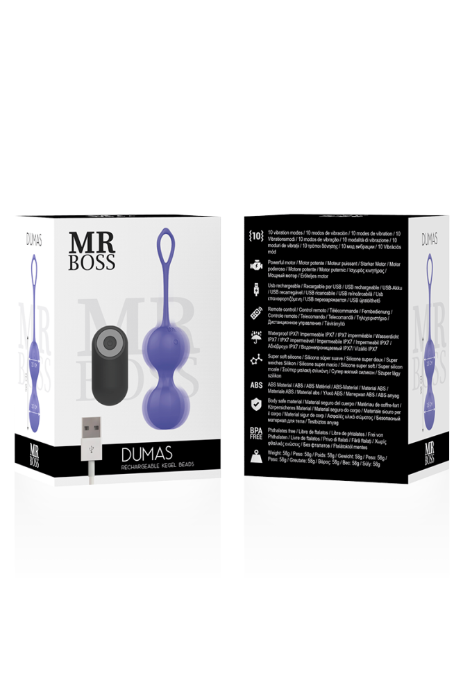 MR BOSS - DUMAS PERLINE KEGEL VIBRANTI TELECOMANDO
