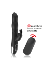 BRILLY GLAM - MOEBIUS VIBRATORE RABBIT E ROTATORE + TELECOMANDO WATCHME