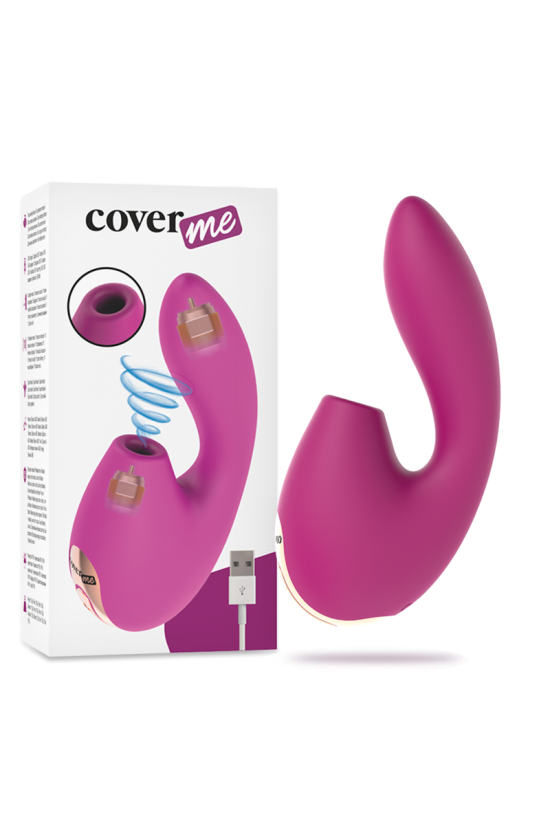 COVERME - VIBRATORE ASPIRATORE CLITORIDEO E POTENTE VIBRATORE PER IL PUNTO G