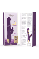 TREASURE - BASTIAN VIBRATORE RABBIT UP & DOWN ROTATORE E VIBRATORE + TELECOMANDO WATCHME