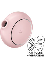 SATISFYER - STIMOLATORE E VIBRATORE A DOPPIO PRO TO GO 3 ROSA