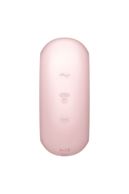 SATISFYER - STIMOLATORE E VIBRATORE A DOPPIO PRO TO GO 3 ROSA