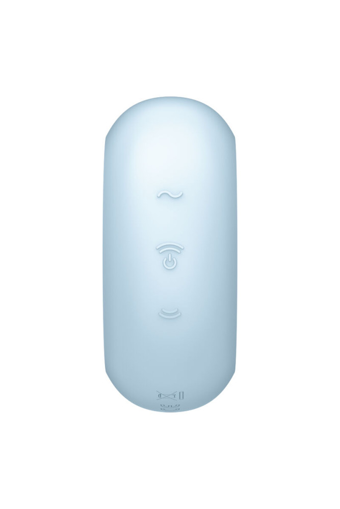 SATISFYER - STIMOLATORE E VIBRATORE A DOPPIO PRO TO GO 3 BLU