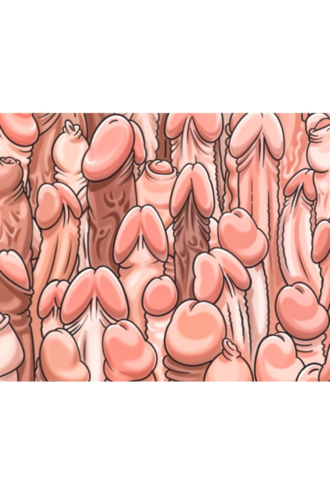 DIABLO PICANTE - TAPPETINO PER MOUSE COLORATO CON DISEGNO DI PENI