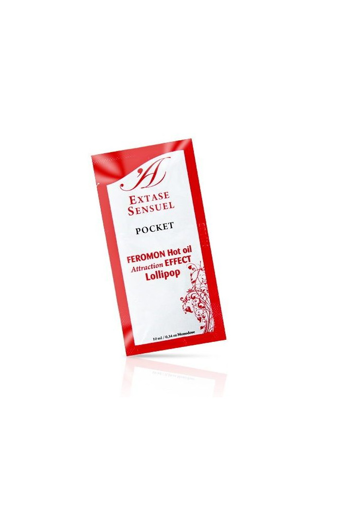 EXTASE SENSUAL - OLIO DA MASSAGGIO AI FEROMONI EFFETTO CALORE LOLLIPOP 10 ML