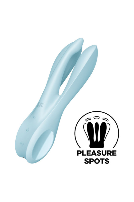 SATISFYER - THREESOME 1 VIBRATORE BLU