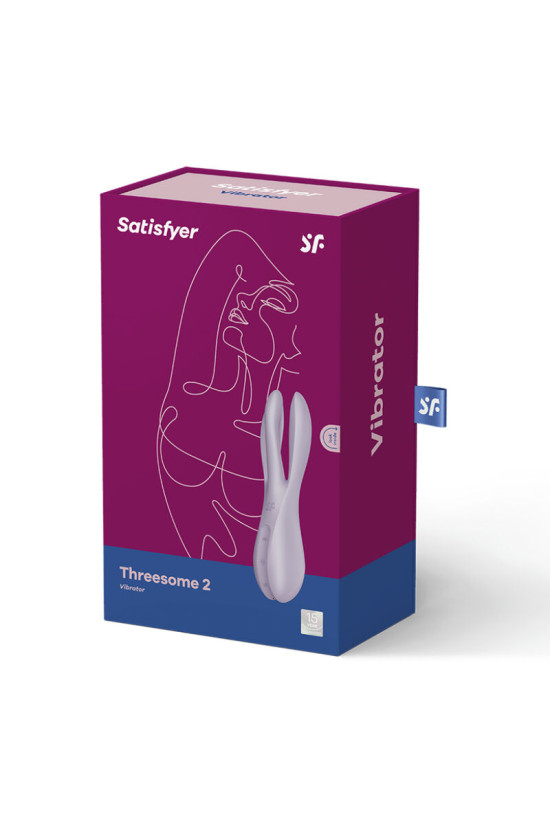 SATISFYER - VIBRATORE THREESOME 2 VIOLA