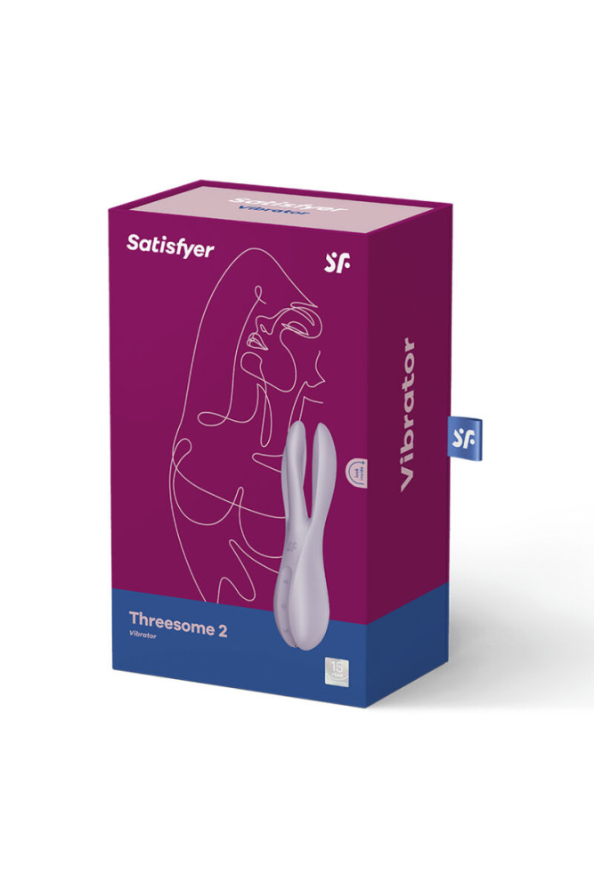 SATISFYER - VIBRATORE THREESOME 2 VIOLA