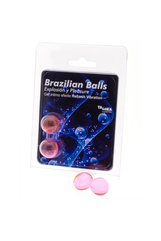 TALOKA - 2 SFERE BRASILIANE RINFRESCANO EFFETTO VIBRANTE EMOZIONANTE GEL