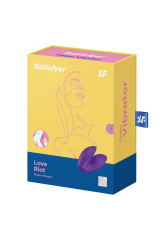SATISFYER - VIBRATORE DA DITA LOVE RIOT VIOLA