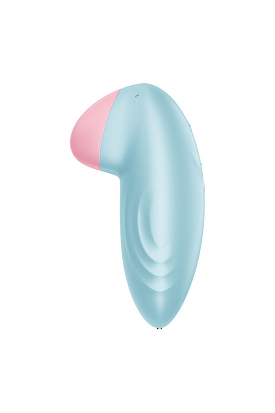 SATISFYER - VIBRATORE DA LAY-ON TROPICAL TIP BLU
