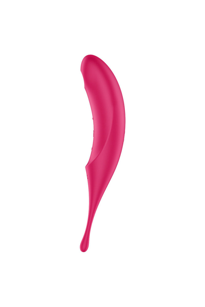SATISFYER - STIMOLATORE E VIBRATORE TWIRLING PRO AIR PULSE ROSSO