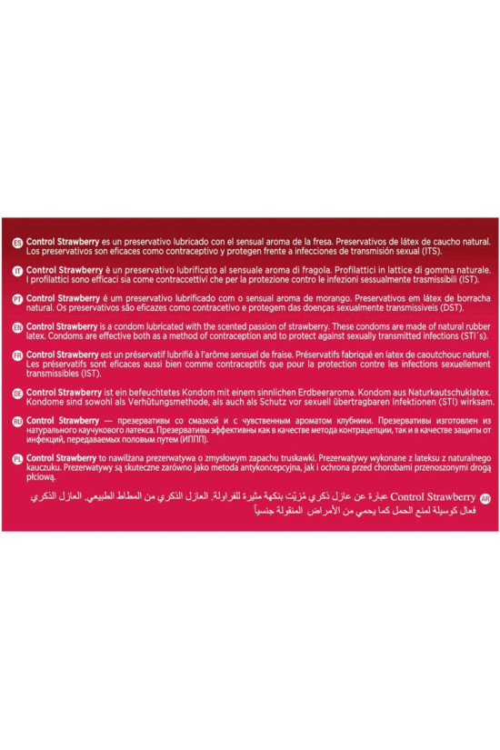 CONTROL - PRESERVATIVI ADAPTA ALLA FRAGOLA 144 UNITÀ