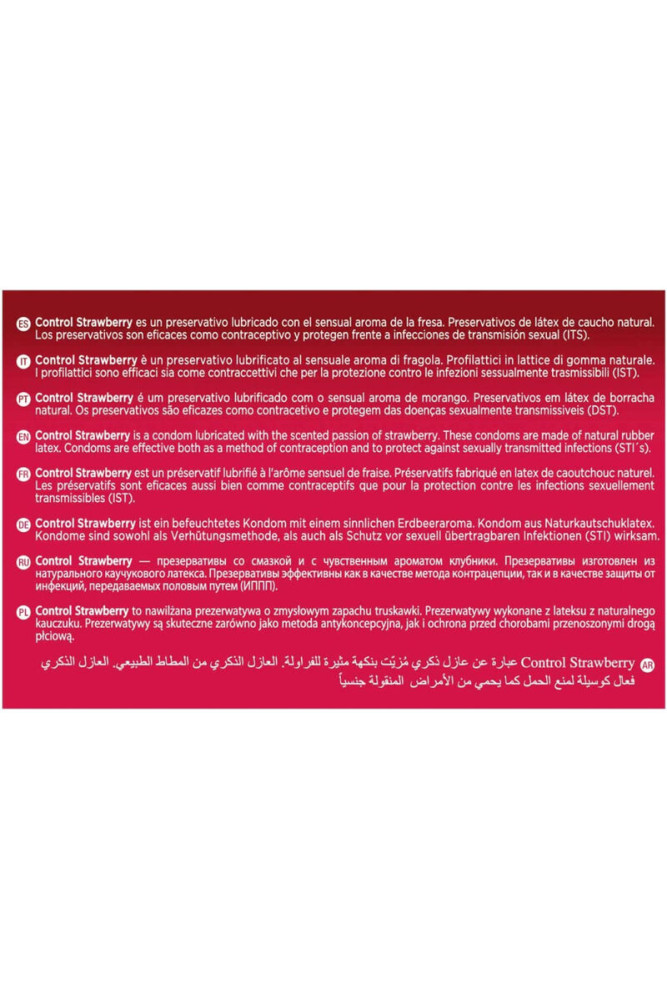 CONTROL - PRESERVATIVI ADAPTA ALLA FRAGOLA 144 UNITÀ