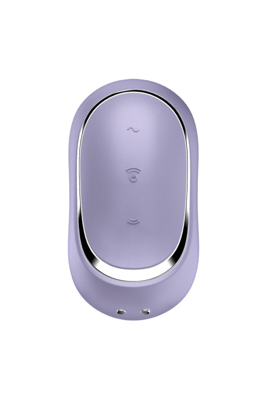 SATISFYER - PRO TO GO 2 DOPPIO STIMOLATORE E VIBRATORE VIOLA