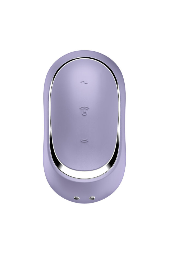 SATISFYER - PRO TO GO 2 DOPPIO STIMOLATORE E VIBRATORE VIOLA