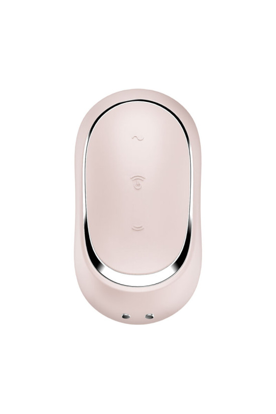 SATISFYER - PRO TO GO 2 DOPPIO STIMOLATORE E VIBRATORE BEIGE