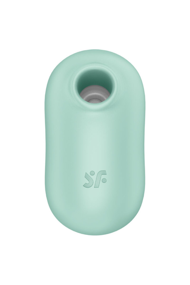 SATISFYER - PRO TO GO 2 DOPPIO STIMOLATORE E VIBRATORE VERDE