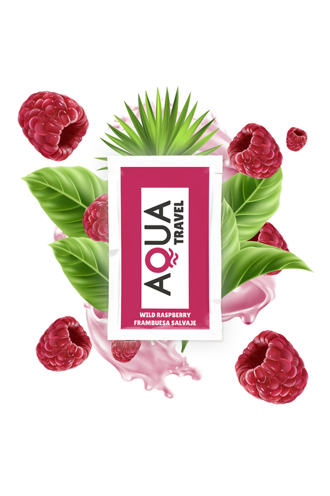 AQUA TRAVEL - LUBRIFICANTE A BASE ACQUA AL GUSTO LAMPONE SELVATICO 6 ML