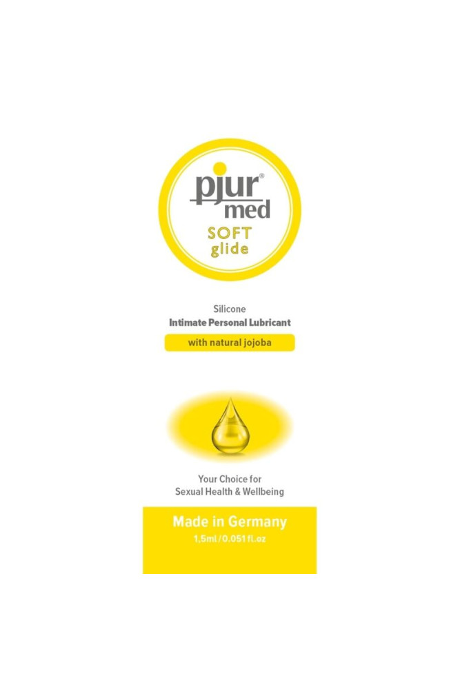 PJUR - LUBRIFICANTE AL SILICONE MED SOFT GLIDE 1.5 ML