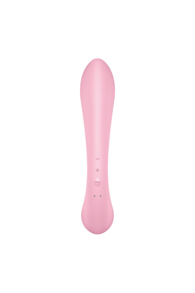 SATISFYER - TRIPLE OH VIBRAZIONE IBRIDA ROSA